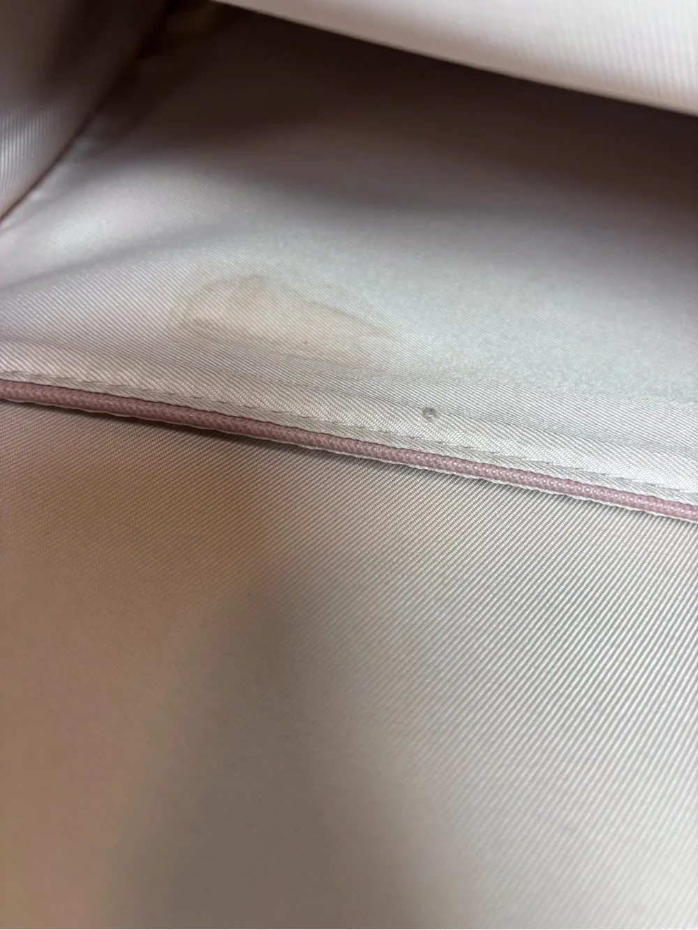 Cal Pak Kaya Faux Leather Lap Top Back Pack in Blush Color Gold Tone Hardware